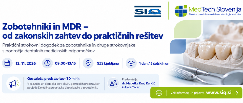Zobotehniki in MDR: vrhunski predavatelji, novosti Dentalinxa in 100 € popusta za naše uporabnike